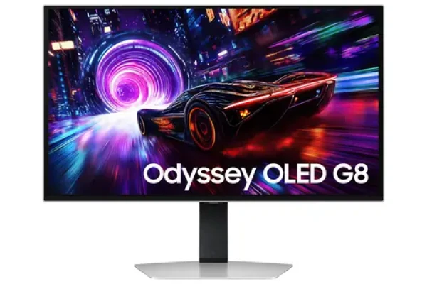 27" Samsung Odyssey S27FG814SU stříbrná / Monitor / QD-OLED / 3840x2160 / 240Hz / 0,03ms / HDMI + DP / VESA (LS27FG814SUXEN)