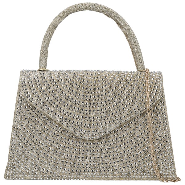 Módní dámská plesová kabelka Michelle Moon Yana, zlatá