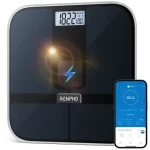 Renpho Elis Solar 2 černá / Osobní váha / LED displej / Bluetooth / WiFi / 180 kg (PEU-R-A020-BK)