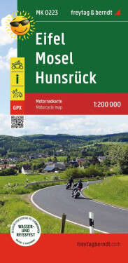 Eifel - Mosel - Hunsrück 1:200 000 / motocyklová mapa