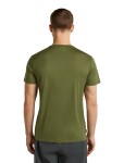 Pánské merino triko krátký rukáv ICEBREAKER Mens Merino 150 Tech Lite SS Tee 3D Mapping, Sphagnum velikost: L