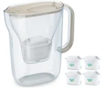Brita Style Essential písková / Filtrační konvice / 2,4 l / MAXTRA / 4 filtry (Style Essential piaskowy + 4 wk?ady)