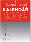 Kalendář 2026 nástěnný: Trhací týdenní A5
