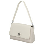 Elegantní dámská koženková kabelka na rameno Ciri, béžová