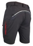 Pánské cyklokraťasy HAVEN NAVAHO SHORTY black/red, velikost XL (Barva modrá/zelená)