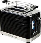 Russell Hobbs Inspire Black 24371-56 / topinkovač / 860 W / nastavitelný stupeň opečení / rozpékací mřížka / černá (24371-56)