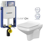 GEBERIT KOMBIFIX ECO, nádržka UP 320 bez tlačítka + WC CERSANIT CLEANON COMO + SEDÁTKO 110.302.00.5 CO1