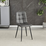 Jídelní židle, černá, látka vintage, CT-281 BK3