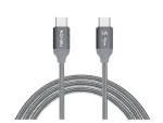Nevox Kabel USB-C (M) - USB-C (M) 1 m šedá / 100W (4250686406535)