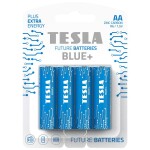 TESLA BLUE+ Zinc Carbon tužková baterie AA (R06) 4 ks / blister (1099137197)