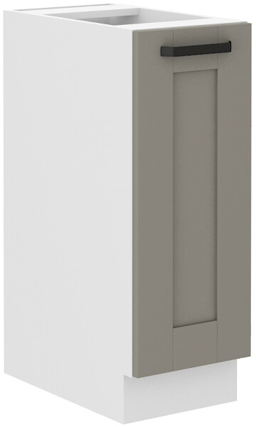 Spodní skříňka s Cargo košem Luna 30 D CARGO BB Barva korpusu: Bílá, Barva dvířek: Clay Grey