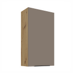 Horní skříňka Aria 60 G-108 1F Barva korpusu: Dub artisan, Barva dvířek: BL - Black AFM