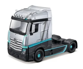 Bburago Haulers custom cabs Kamion M-B Actros Gigaspace stříbrná