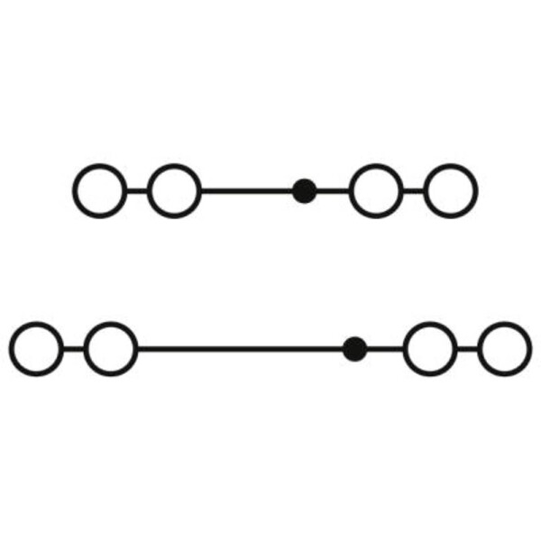 Phoenix Contact 3210610 dvojitá svorka 5.2 mm pružinová svorka modrá 50 ks