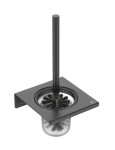 IDEAL STANDARD - ALU+ WC štětka nástěnná s držákem, matné sklo/hedvábná černá BD593XG