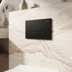 REA - Ovládací tlačítko k podomítkovým systémům WC HD K011A-Q and Slim 024N Black REA-E0633