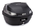 B37Nt Blade Tech kufr Givi černý s čirou optikou (Monolock s vlastní plotnou), objem 37 ltr.
