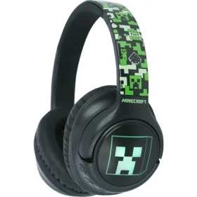 OTL Technologies Minecraft LED / Bezdrátová dětská sluchátka / mikrofon / Bluetooth 5.3 (MC1241)