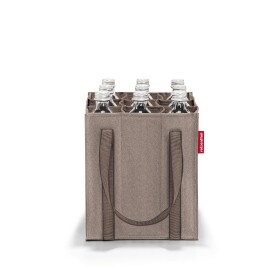 Nákupní taška na lahve Reisenthel Bottlebag Herringbone mokka
