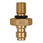 KS Tools 150.2650 Adaptér M8x1,0 s vnějším závitem a 1/4 přípojka na hadici s těsnicím kroužkem