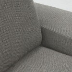 Super strečové potahy HARMONIA šedá taburet (40 - 60 cm)