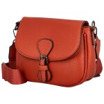 Trendy dámská koženková crossbody kabelka Bindi, oranžová