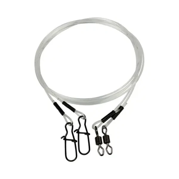 Effzett Návazec Mono Spin Leader Velikost 4 24kg 0,9mm 55cm 2ks (56445)