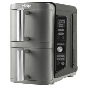 Rozbaleno - Ninja SL400EU strříbrná / Horkovzdušná fritéza / 2470W / 2x 4.75 L / 6 programů / 2 koše / rozbaleno (SL400EU.rozbaleno)