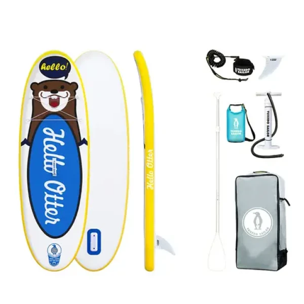 FunWater Nafukovací Paddleboard Tuxedo Sailor Dětské SUP 240cm modrá / příslušenství / Max. zatížení 77kg (SUPTS08B)