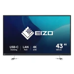 42.5" EIZO EV4340X-BK černá / Monitor / IPS / 4K UHD / USB-C / KVM / repro (EV4340X-BK)