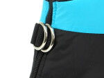 Slim-rainy obleček pro psa na zip Barva: Černo-červená, Délka zad (cm): 51, Obvod hrudníku: 74 - 80 cm