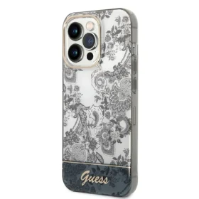 Pouzdro Guess PC/TPU Toile De Jouy iPhone 14 Pro Max šedé