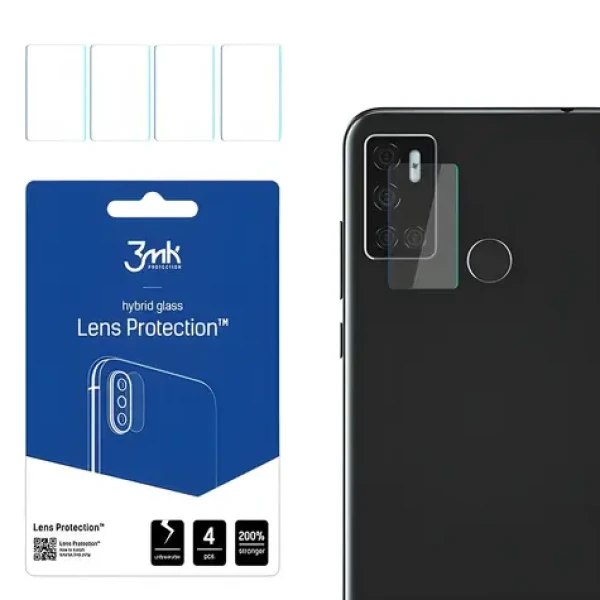 3mk Lens Protection Cubot C20 / Hybridní sklo ochrana kamery / 4 ks / 0,16 mm