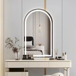 Tutumi - Zrcadlo LED 60x100cm DASH BLACK HOM-06504