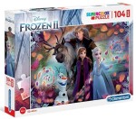 Clementoni Puzzle Maxi Frozen 104 dílků, vydání Clementoni