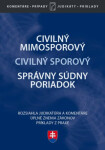 Civilný mimosporový Civilný sporový Správny súdny poriadok