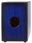 Latin Percussion Aspire Series Blue Burst Streak Cajon