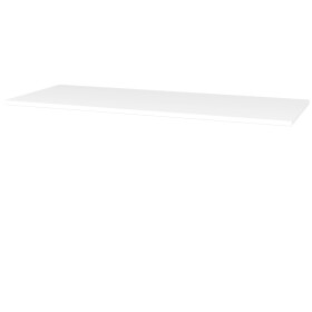 Dřevojas - Odkládací deska ODD 120 (tl. 18 mm) - L01 Bílá vysoký lesk 234768
