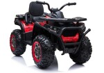Mamido Dětská elektrická čtyřkolka 4x4 Spyder lakovaná červená