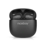 Niceboy Beans 4 POP černá / Bezdrátová sluchátka s mikrofonem / Bluetooth 5.4 / IPX4 / nabíjecí pouzdro (beans-4-pop-black)