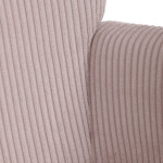 Relaxační křeslo, růžová, manšestrová látka, AK-L7285 PINK6