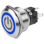 C & K Switches U811J85W3GE223 tlačítko 120 V, 28 V/DC 1 A 1x zap/(zap) červená (š x v) 15.24 mm x 12.70 mm 1 ks Bulk