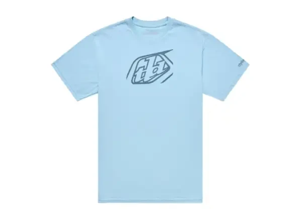Troy Lee Designs Badge pánské triko krátký rukáv Dawn blue vel. S