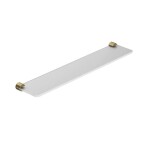 KLUDI - Vela R Polička, délka 60 cm, sklo/kartáčované zlato 58973N0