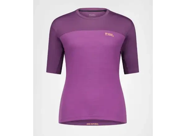 Mons Royale Diversion Merino dámský dres krátký rukáv Ultraviolet/Boysenberry vel. L
