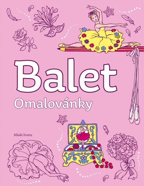 Balet omalovánky