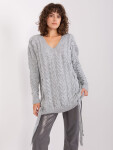 Sweter BA SW model 19014813 szary - FPrice Velikost: jedna velikost