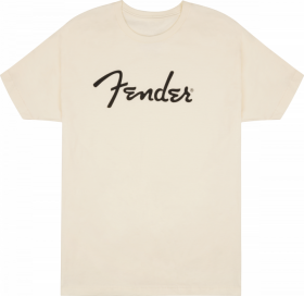 Fender Spaghetti Logo T-Shirt, Olympic White, S