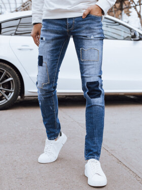 Pánské modré džínové kalhoty UX4297 modré - FashionStreet 31