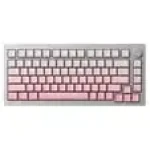 AKKO MonsGeek M1W SP růžová/bílá / herní klavesnice / RGB / V3 Piano Pro spínač - stříbrná / ANSI (US) (6975351383307)